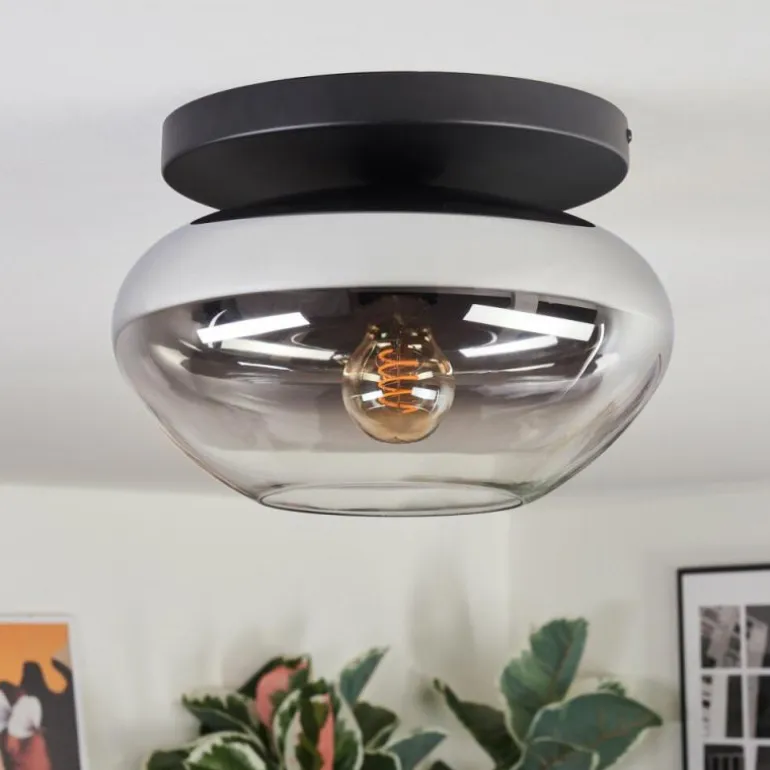 Mertola Plafonnier, Boule lumineuse Clair, Fumé, 1 lumière