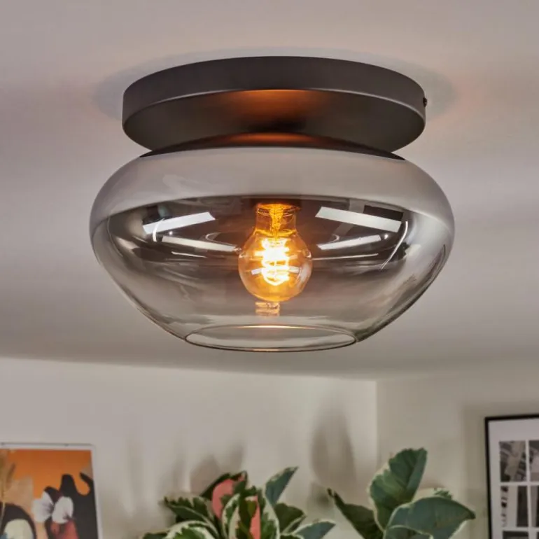Mertola Plafonnier, Boule lumineuse Clair, Fumé, 1 lumière