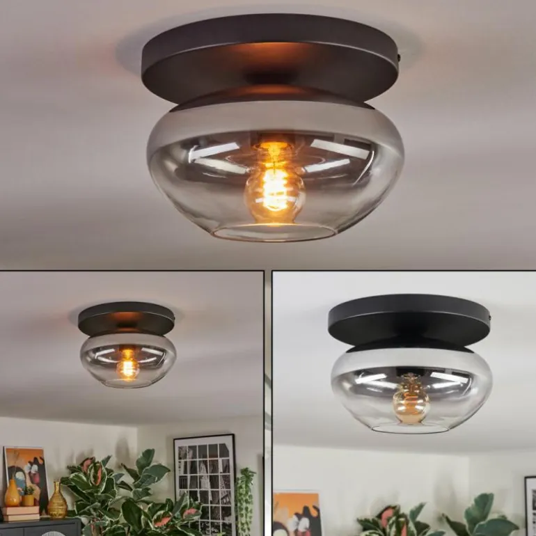 Mertola Plafonnier, Boule lumineuse Clair, Fumé, 1 lumière