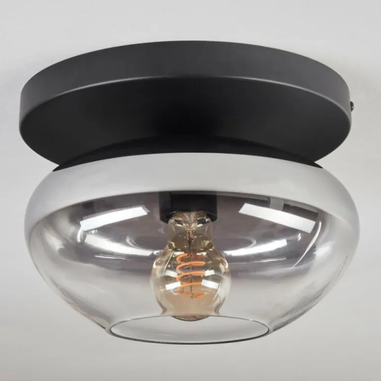 Mertola Plafonnier, Boule lumineuse Clair, Fumé, 1 lumière