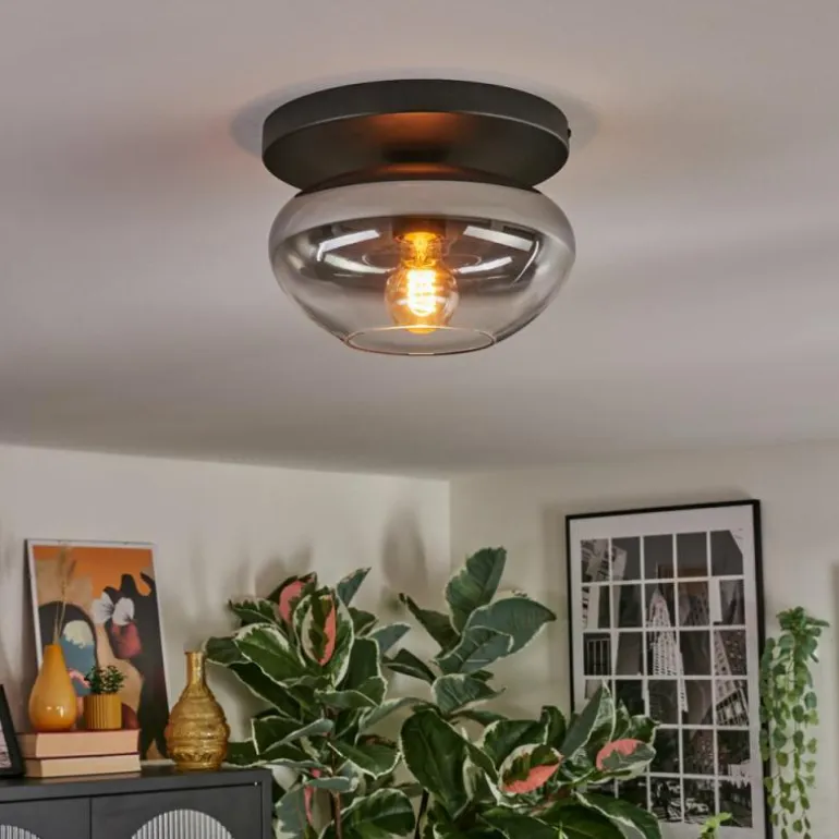 Mertola Plafonnier, Boule lumineuse Clair, Fumé, 1 lumière
