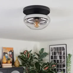 Mertola Plafonnier, Boule lumineuse Clair, Fumé, 1 lumière