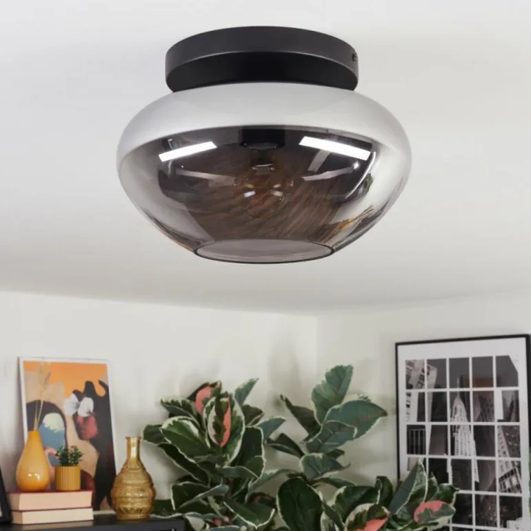Mertola Plafonnier, Boule lumineuse Fumé, 1 lumière