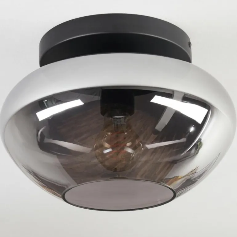 Mertola Plafonnier, Boule lumineuse Fumé, 1 lumière