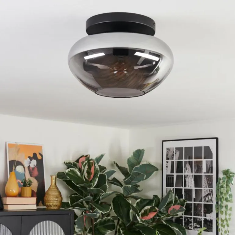 Mertola Plafonnier, Boule lumineuse Fumé, 1 lumière