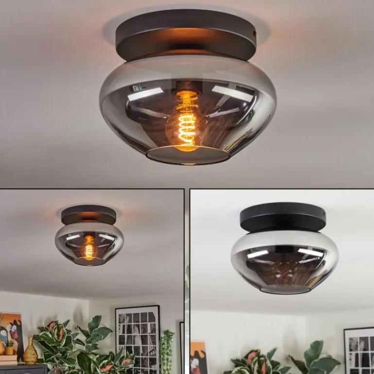 Mertola Plafonnier, Boule lumineuse Fumé, 1 lumière