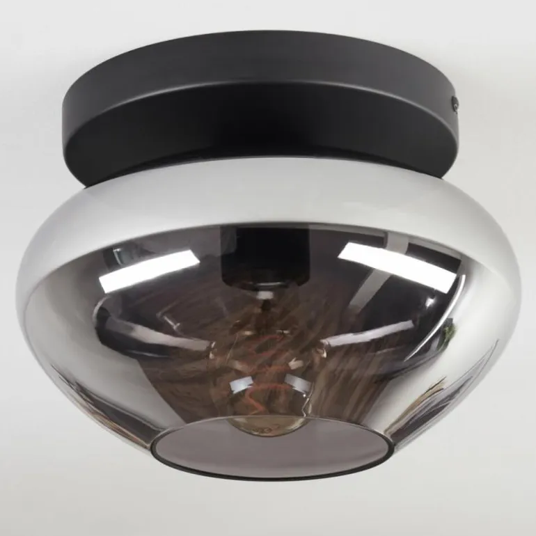 Mertola Plafonnier, Boule lumineuse Fumé, 1 lumière