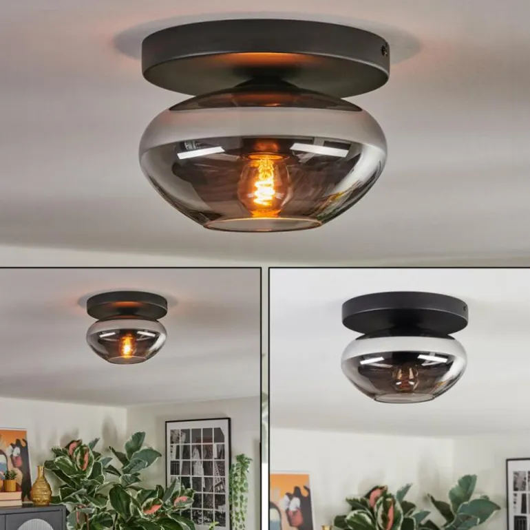 Mertola Plafonnier, Boule lumineuse Fumé, 1 lumière