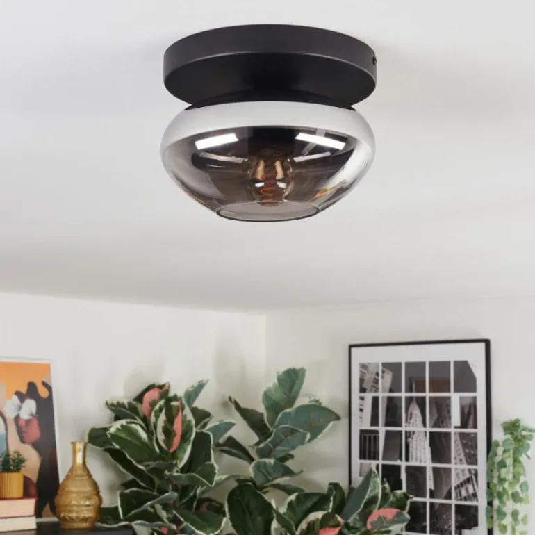 Mertola Plafonnier, Boule lumineuse Fumé, 1 lumière
