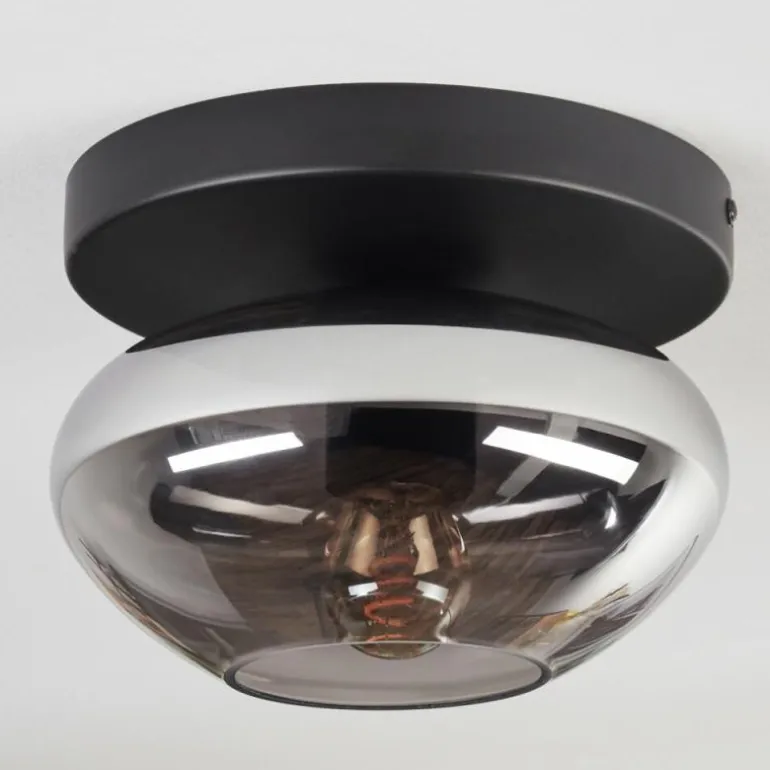 Mertola Plafonnier, Boule lumineuse Fumé, 1 lumière