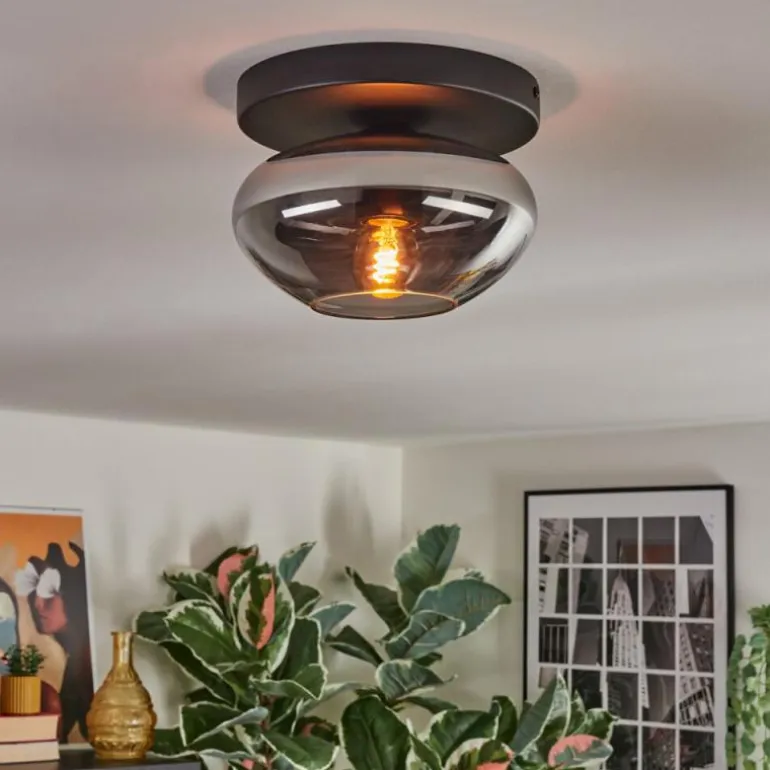 Mertola Plafonnier, Boule lumineuse Fumé, 1 lumière