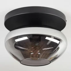 Mertola Plafonnier, Boule lumineuse Fumé, 1 lumière