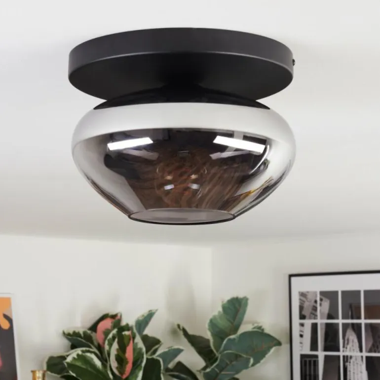 Mertola Plafonnier, Boule lumineuse Fumé, 1 lumière