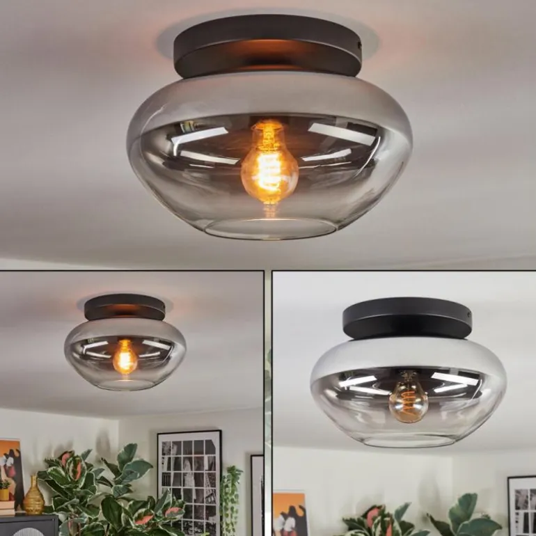 Mertola Plafonnier, Boule lumineuse Clair, Fumé, 1 lumière