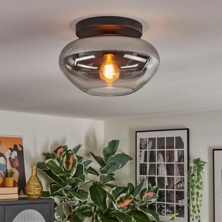 Mertola Plafonnier, Boule lumineuse Clair, Fumé, 1 lumière