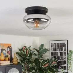 Mertola Plafonnier, Boule lumineuse Clair, Fumé, 1 lumière