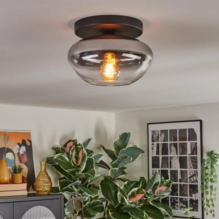 Mertola Plafonnier, Boule lumineuse Clair, Fumé, 1 lumière