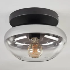 Mertola Plafonnier, Boule lumineuse Clair, Fumé, 1 lumière