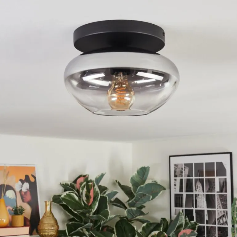Mertola Plafonnier, Boule lumineuse Clair, Fumé, 1 lumière