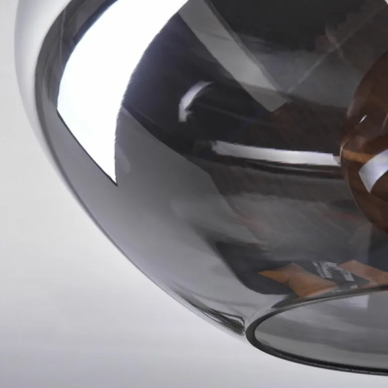Mertola Plafonnier Chrome, Clair, Fumé, 1 lumière
