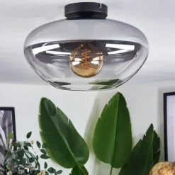 Mertola Plafonnier Clair, Fumé, 1 lumière