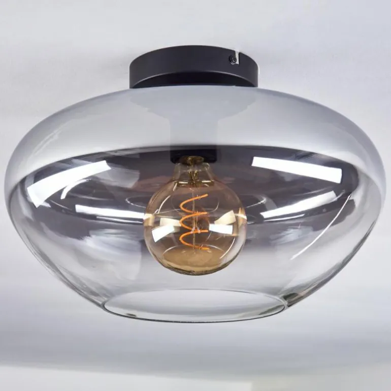 Mertola Plafonnier Clair, Fumé, 1 lumière
