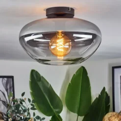 Mertola Plafonnier Clair, Fumé, 1 lumière