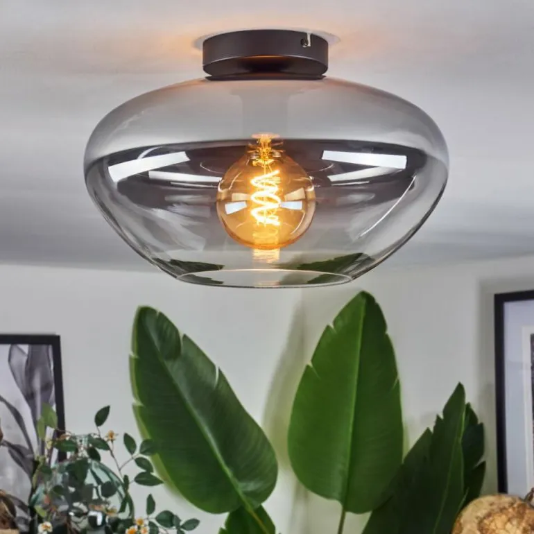 Mertola Plafonnier Clair, Fumé, 1 lumière