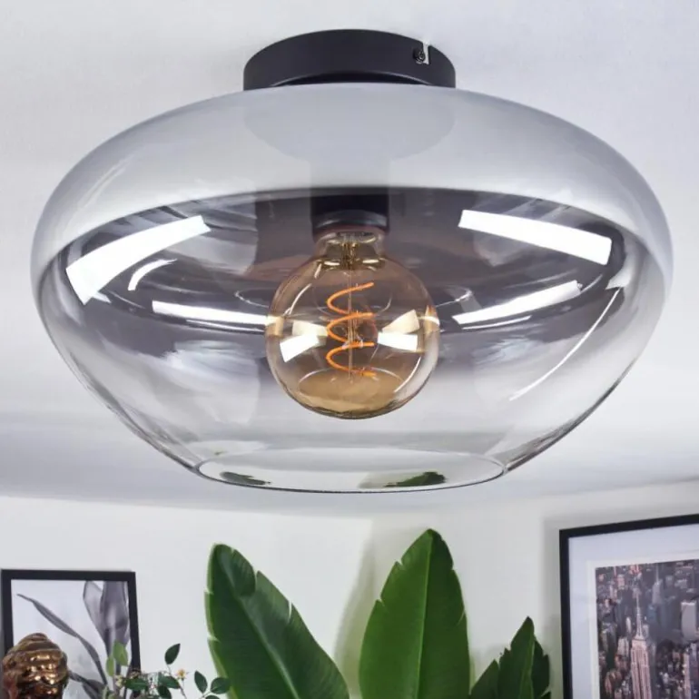 Mertola Plafonnier Clair, Fumé, 1 lumière