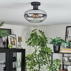 Mertola Plafonnier Clair, Fumé, 1 lumière