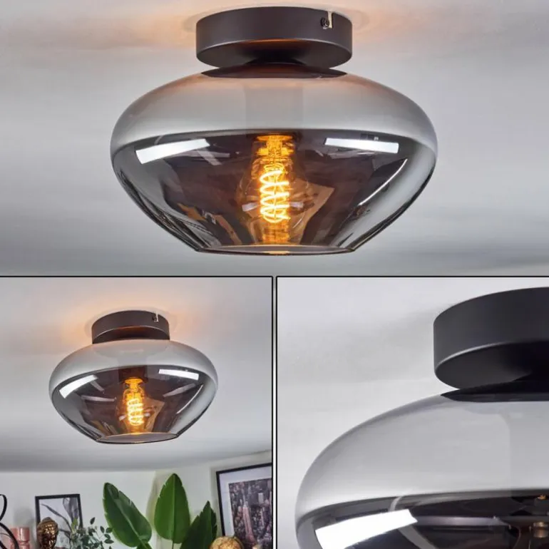 Mertola Plafonnier Fumé, 1 lumière