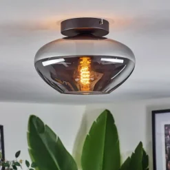 Mertola Plafonnier Fumé, 1 lumière