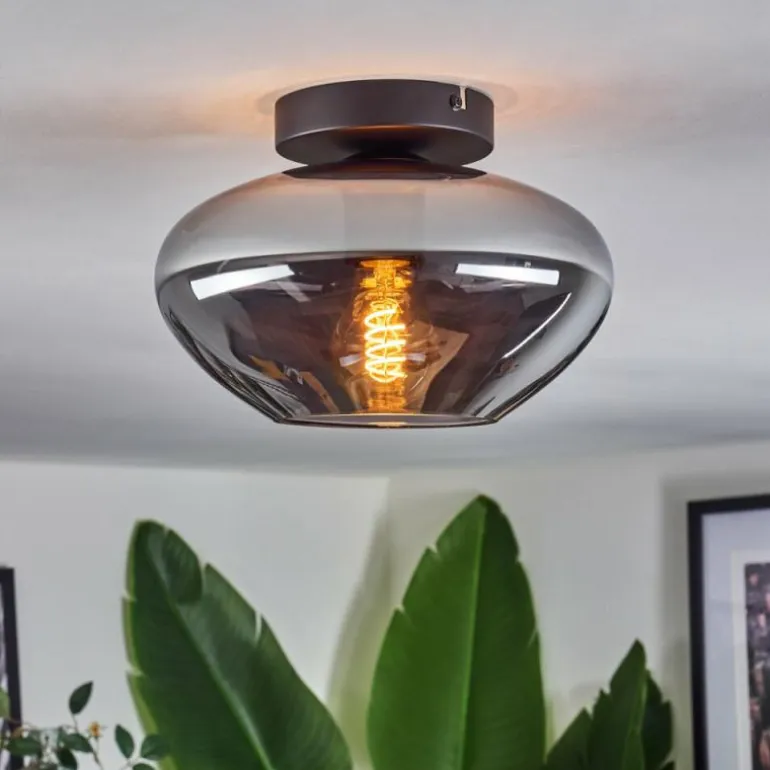 Mertola Plafonnier Fumé, 1 lumière