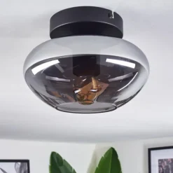 Mertola Plafonnier Fumé, 1 lumière