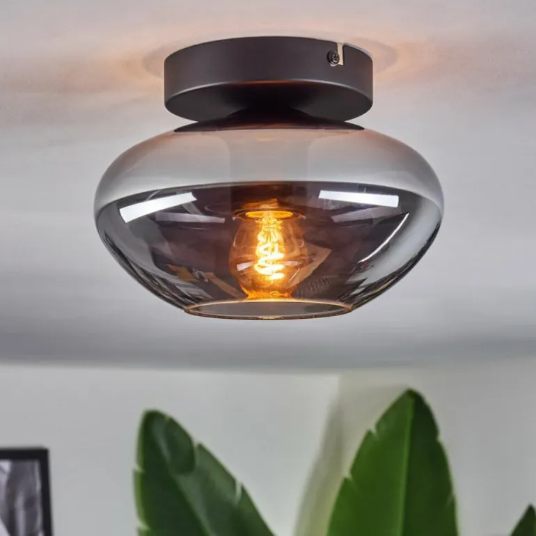 Mertola Plafonnier Fumé, 1 lumière