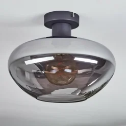 Mertola Plafonnier Fumé, 1 lumière
