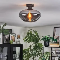 Mertola Plafonnier Fumé, 1 lumière