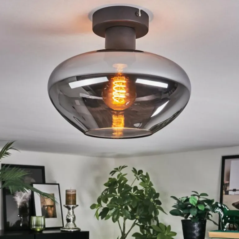 Mertola Plafonnier Fumé, 1 lumière