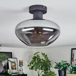 Mertola Plafonnier Fumé, 1 lumière