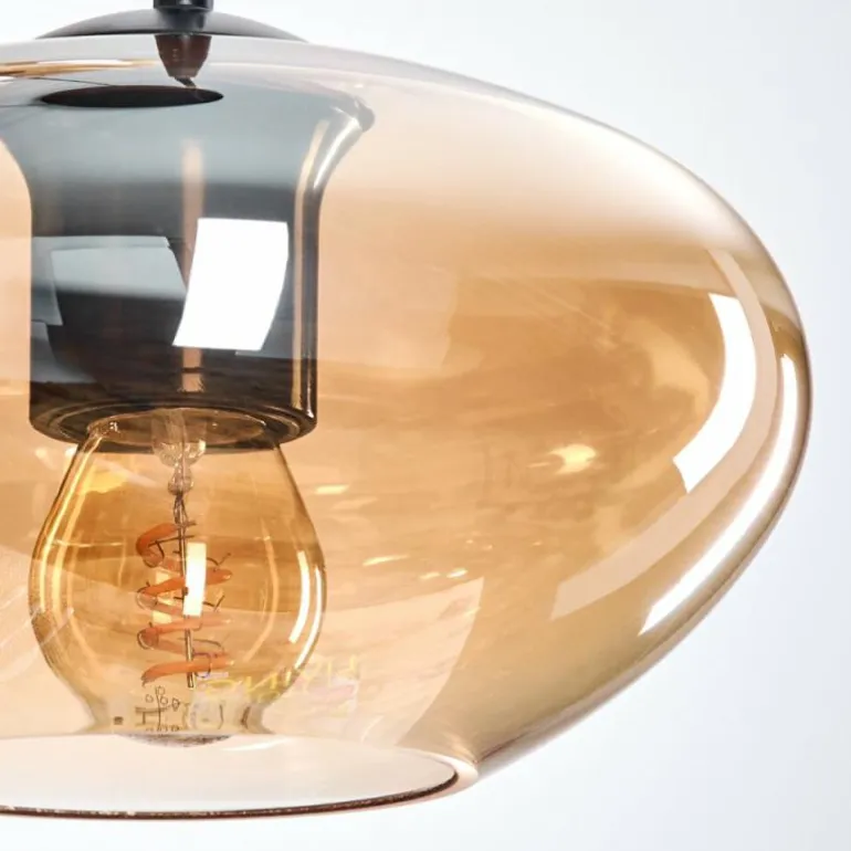 Mertola Suspension, Boule lumineuse Noir, 3 lumières
