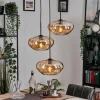 Mertola Suspension, Boule lumineuse Noir, 3 lumières