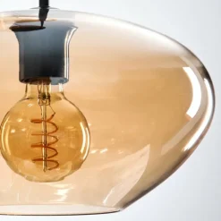 Mertola Suspension, Boule lumineuse Noir, 3 lumières