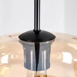 Mertola Suspension, Boule lumineuse Noir, 3 lumières