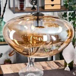 Mertola Suspension, Boule lumineuse Noir, 3 lumières