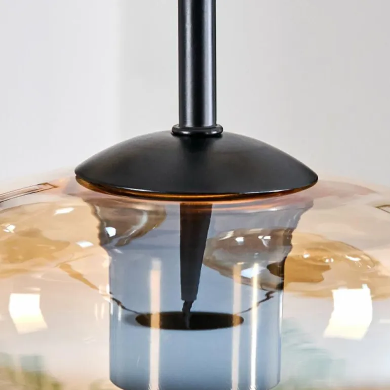 Mertola Suspension, Boule lumineuse Noir, 3 lumières