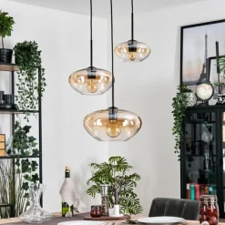Mertola Suspension, Boule lumineuse Noir, 3 lumières