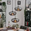 Mertola Suspension, Boule lumineuse Noir, 3 lumières