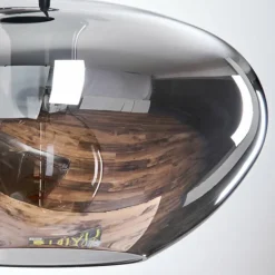Mertola Suspension, Boule lumineuse Noir, 3 lumières