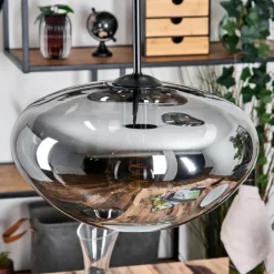 Mertola Suspension, Boule lumineuse Noir, 3 lumières