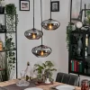Mertola Suspension, Boule lumineuse Noir, 3 lumières